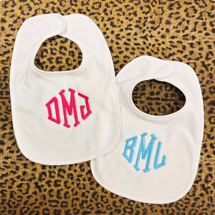Baby Boutique Monogrammed Bib Bibs