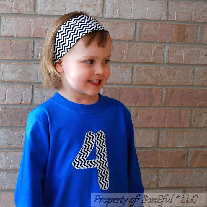 Boutique Kids Girls Boys Size 4T Number 4 Top