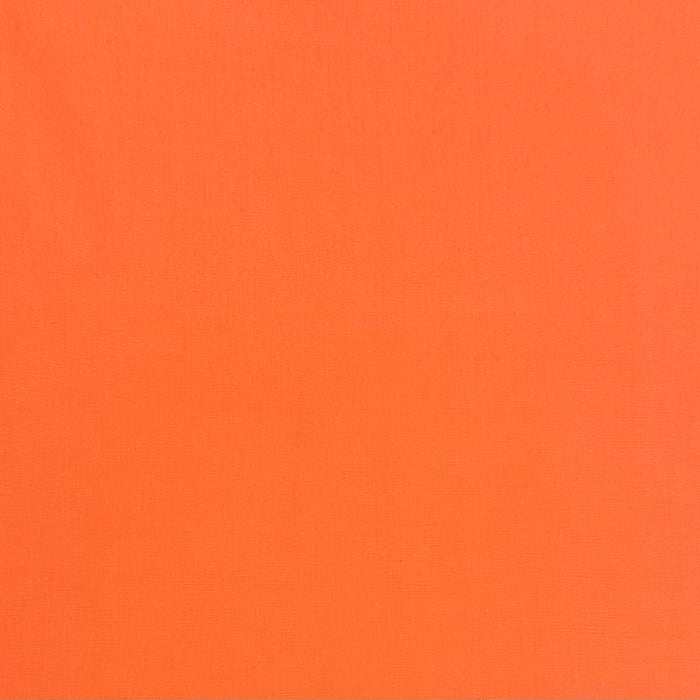 Cotton Fabric HY Solid Bright Orange Sunset