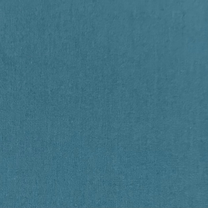 Cotton Fabric HY Solid Teal Green-Blue Woven