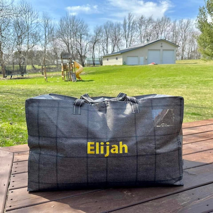 Custom Adopt A Bag Embroidered Monogrammed