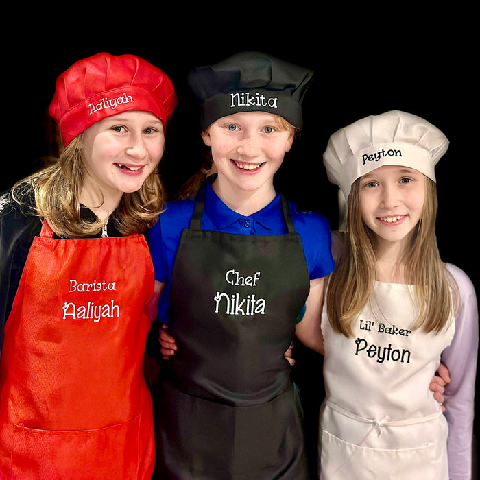 Custom Boutique Apron Unisex Kids Sizes 3-12