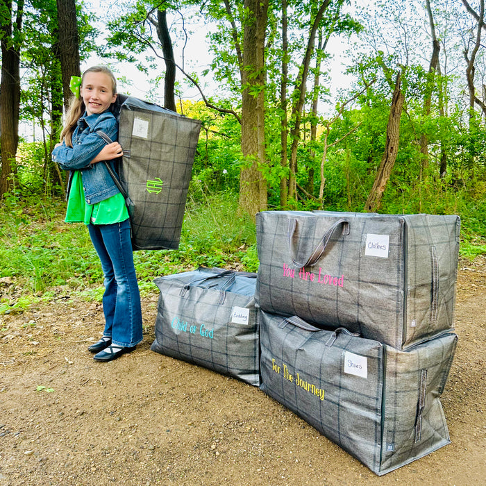 Custom Adopt A Bag Embroidered Monogrammed