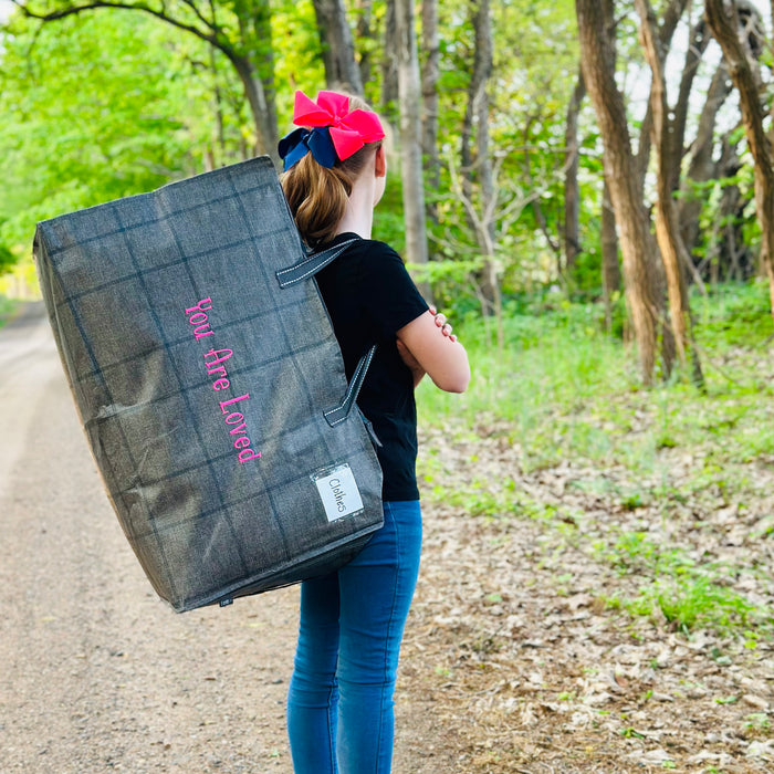 Custom Adopt A Bag Embroidered Monogrammed