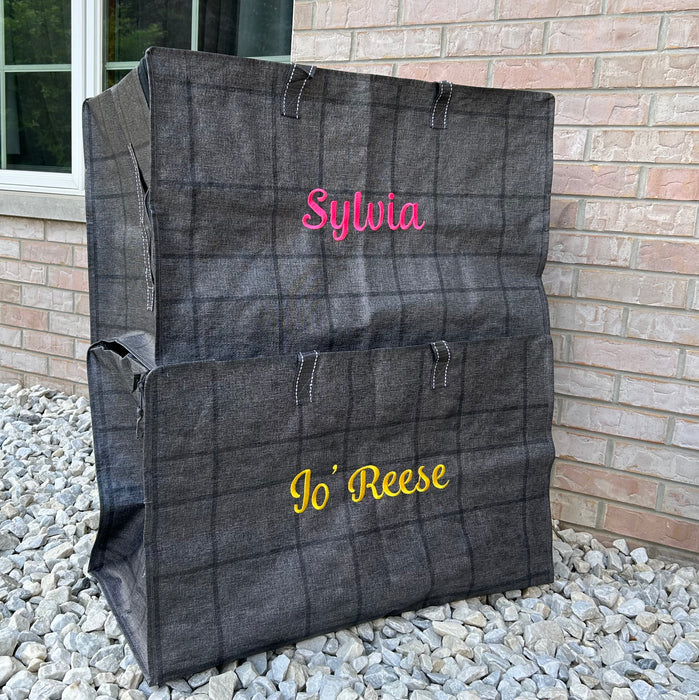 Custom Adopt A Bag Embroidered Monogrammed