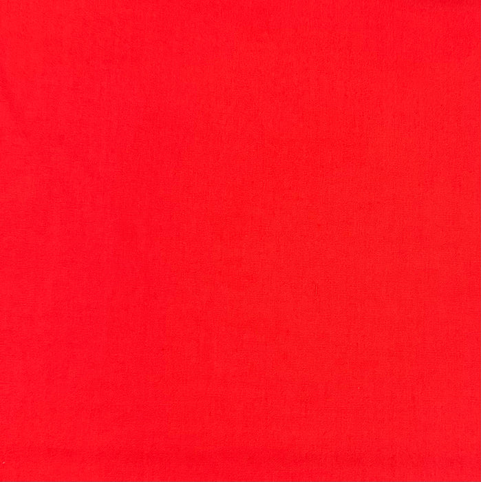Cotton Fabric HY Solid Cotton Red Tomato Holiday