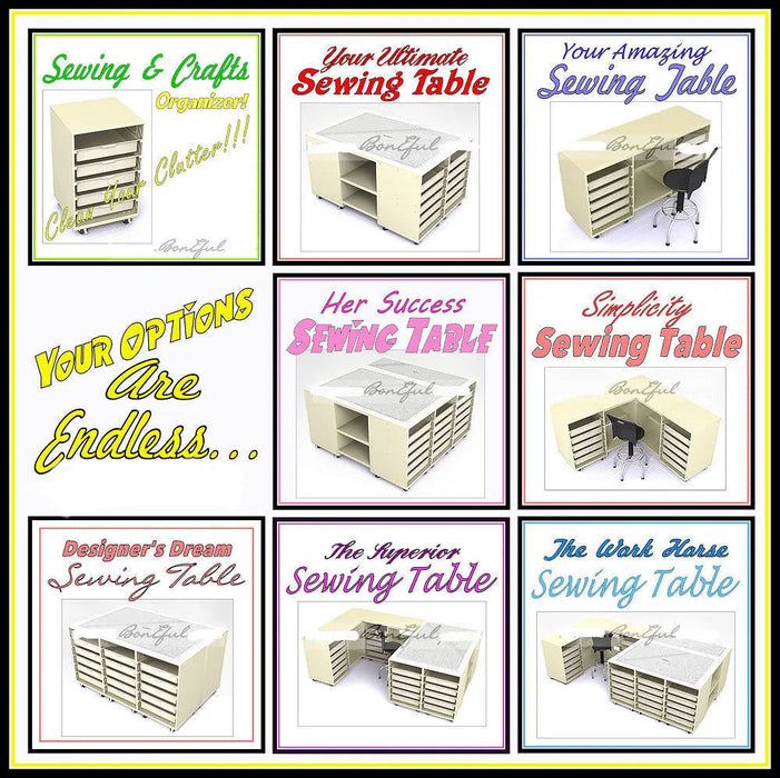 The Your Ultimate Sewing Craft Table 67046