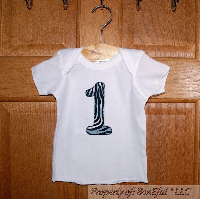 Boutique Baby Unisex Size 18 M Number 1 Lap T-Shirt Top