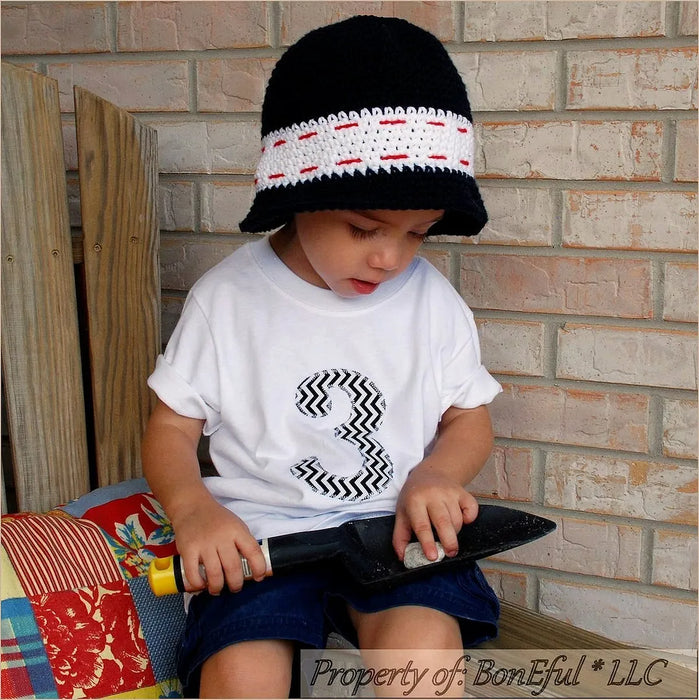 Boutique Kids Boys Unisex Size 3T Number 3 Top