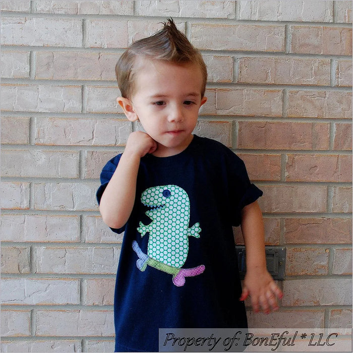 Boutique Baby Boy Size 18 M Monster Skateboard T-Shirt Top