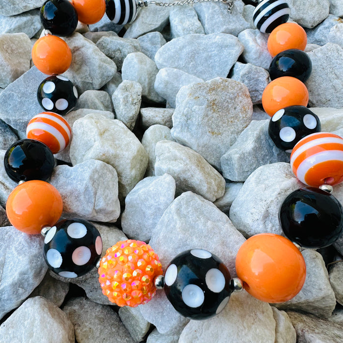 Necklace Halloween Bubblegum Chunky Color Beads Girl Kid