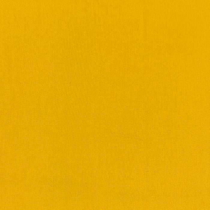 Cotton Fabric HY Solid Yellow Gold Mustard