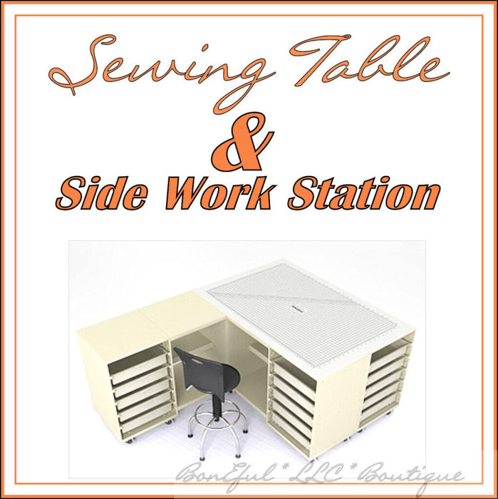 The Side Work Station Sewing Craft Table 67572