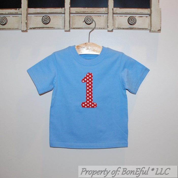 Boutique Baby Unisex Size 12 M Number 1 T-Shirt Top