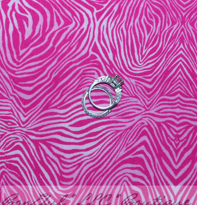 Cotton Fabric BTY Pink Zebra GIRL Shade Skin Print Animal Zoo